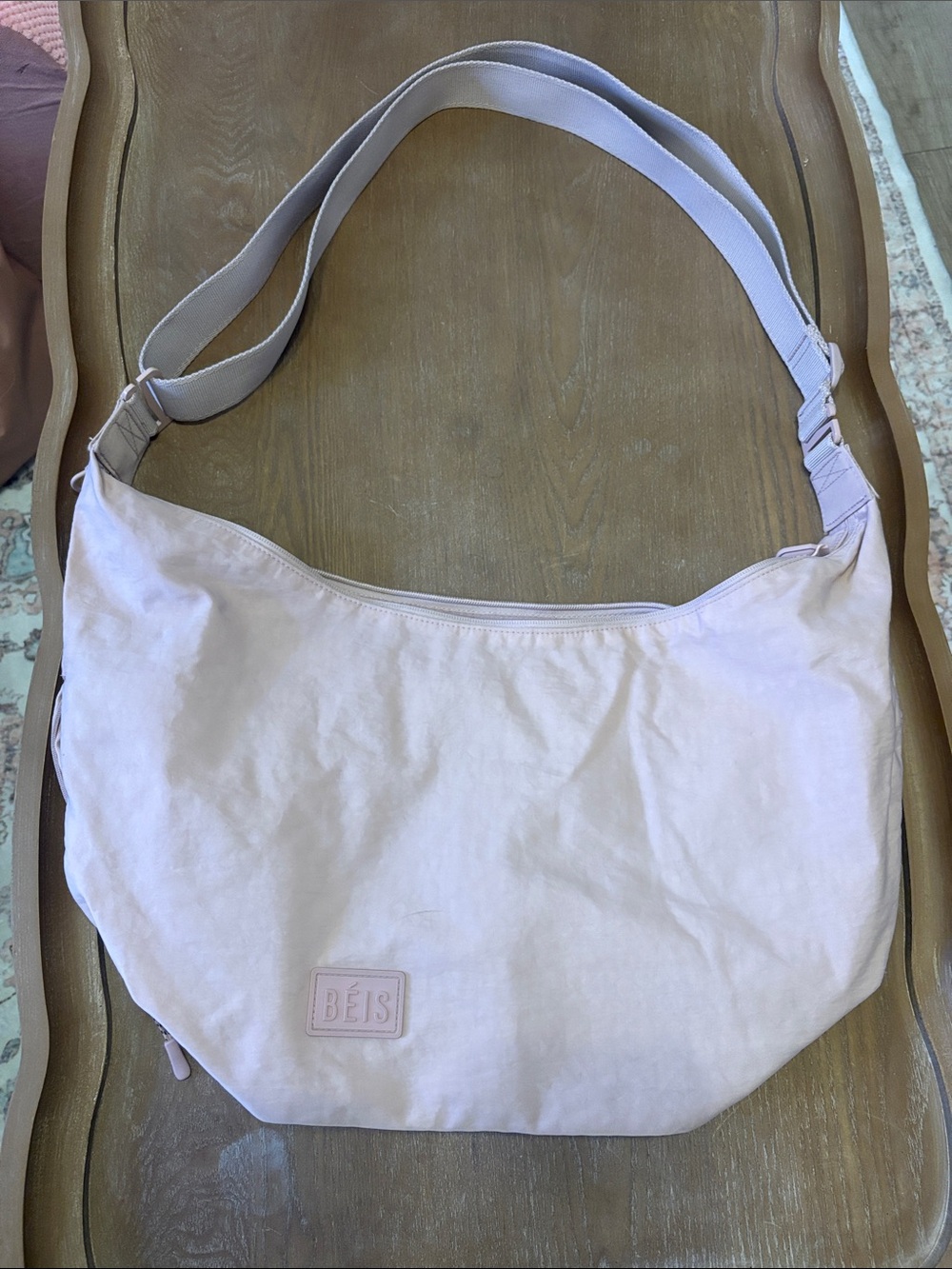 BEIS Blush Pink Convertible Shoulder Bag